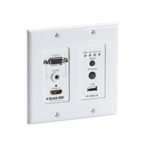 Black Box  extension audio/video Émetteur AV Blanc - VX-1002-TX