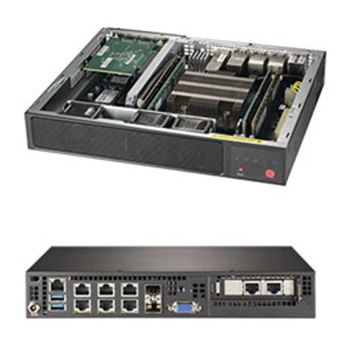 Supermicro SuperServer E300-9D-4CN8TP Intel SoC Noir - SYS-E300-9D-4CN8TP