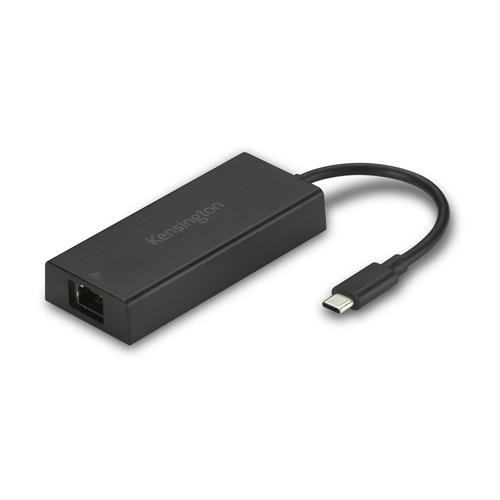 Kensington Adaptateur managé USB-C vers Ethernet 2,5 Gbits/s (Amorçage PXE et DASH) - K38295WW