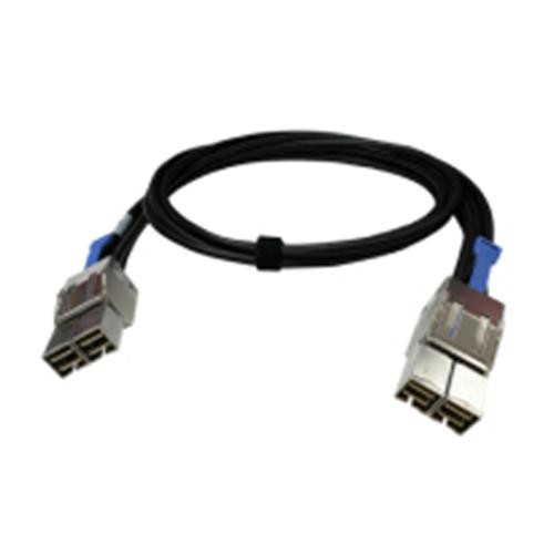 QNAP  câble Serial Attached SCSI (SAS) 1 m Noir - CAB-PCIE10M-8644-8X