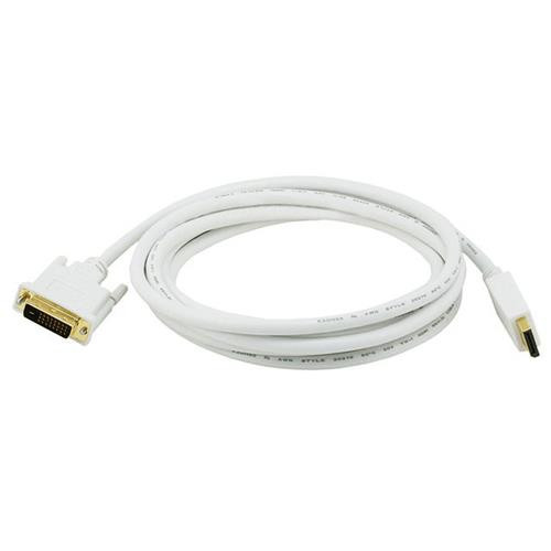 Monoprice Displayport/DVI, 3.048 m 3,048 m Blanc - 6016