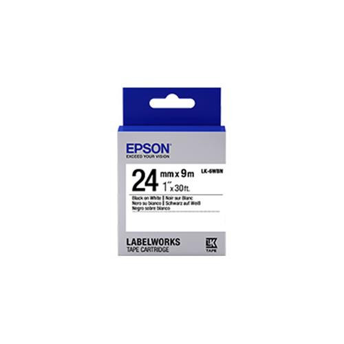 Epson LabelWorks Standard LK étiquette auto-collante Bleu, Gris, Blanc - LK-6WBN