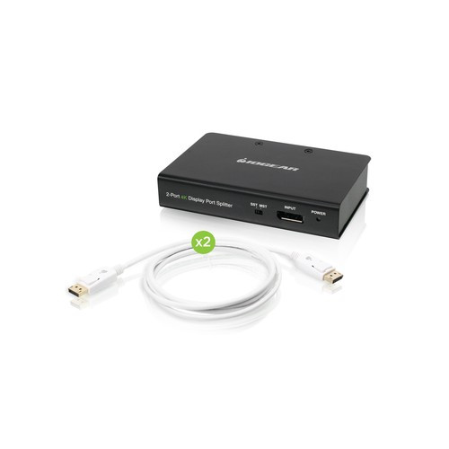 iogear  répartiteur vidéo DisplayPort 2x DisplayPort - GDPSP2KIT