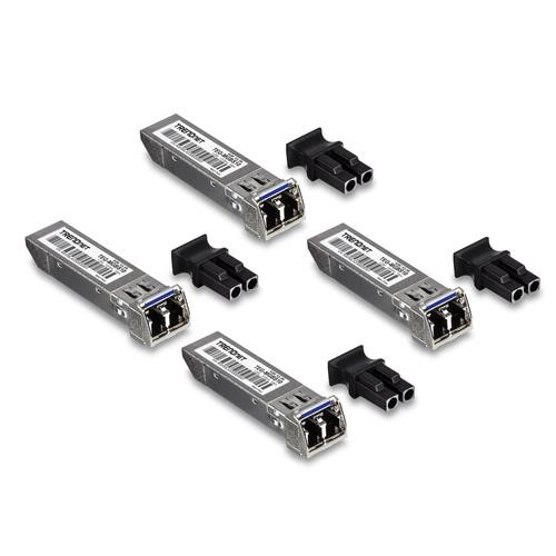 Trendnet  module émetteur-récepteur de réseau Fibre optique 1250 Mbit/s SFP 1310 nm - TEG-MGBS10/4