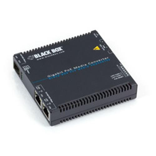 Black Box  convertisseur de support réseau 1000 Mbit/s Noir - LGC5200A