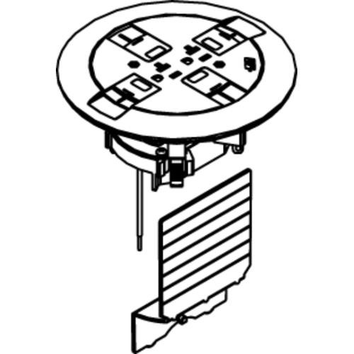WIREMOLD  Accessoire de boîtier de sortie 1 pièce(s) - 897CTCBK