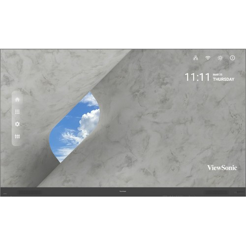 Viewsonic  Écran d'affichage dynamique Écran plat de signalisation numérique 5,49 m (216") LED Wifi 4K Ultra HD Noir Android 9.0 - LDP216-121