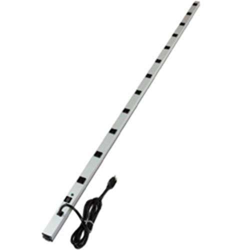 WIREMOLD  multiprise 4,5 m 12 sortie(s) CA Intérieure Aluminium, Noir - 7712BDS