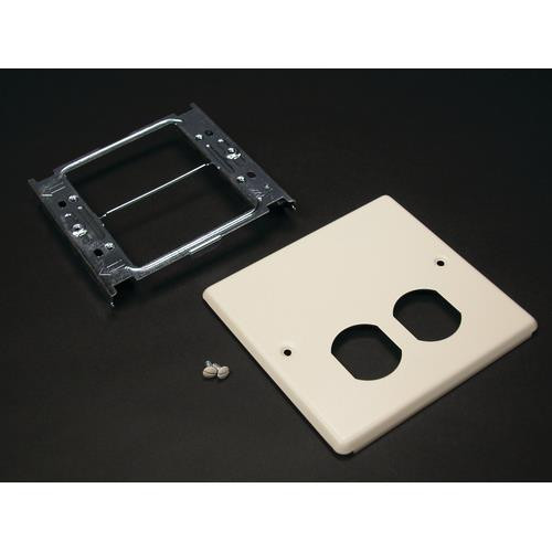 WIREMOLD  Plaque de commutation et obturateur Ivoire - CV4047BX