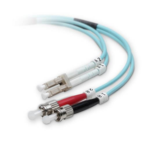 Belkin Fiber Optic Duplex Patch Cable - 32.81ft 2 x LC/ 2 x ST câble InfiniBand et à fibres optiques 10 m Bleu - F2F402L0-10M-G