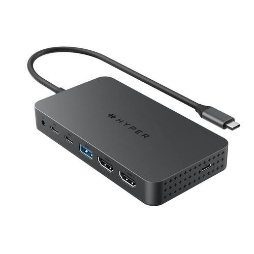 Targus HyperDrive Next Dual USB Type-C 10000 Mbit/s Gris - HD7002GL