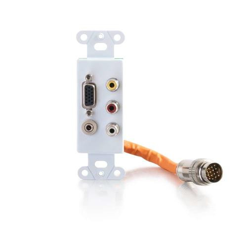 C2G  prise de courant Blanc, Orange - 60022