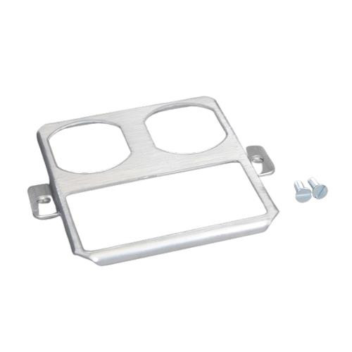 WIREMOLD  Plaque de commutation et obturateur Acier inoxydable - M-DR/GFI