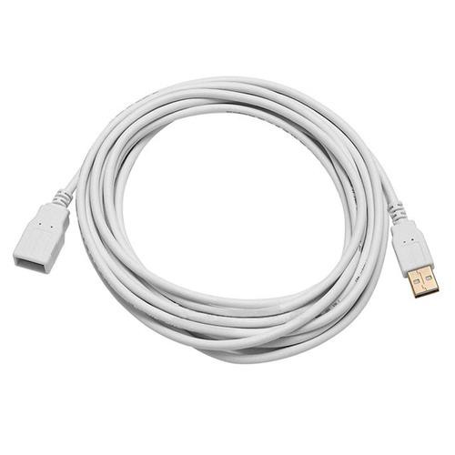 Monoprice  câble USB USB 2.0 4,572 m USB A Blanc - 8608