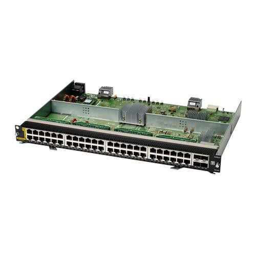HPE Aruba Networking CX 6400 48-port 1GbE Class 6 PoE and 4-port SFP56 v2 Module - R0X40C