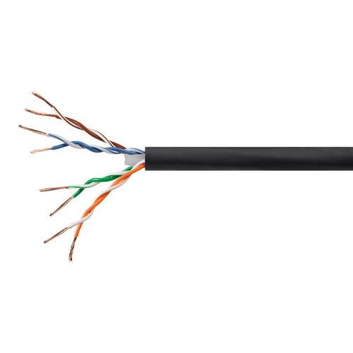 Monoprice  câble de réseau Noir 76 m Cat6 U/UTP (UTP) - 14760