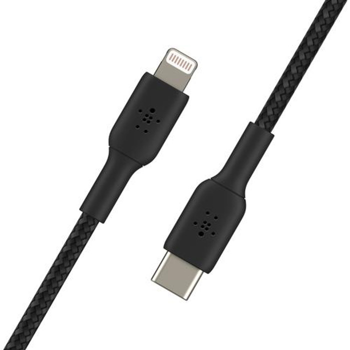 Belkin  câble Lightning 2 m Noir - CAA004BT2MBK