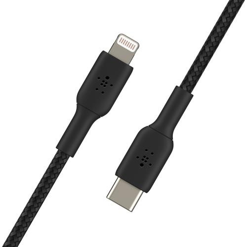 Belkin  câble Lightning 2 m Noir - CAA004BT2MBK