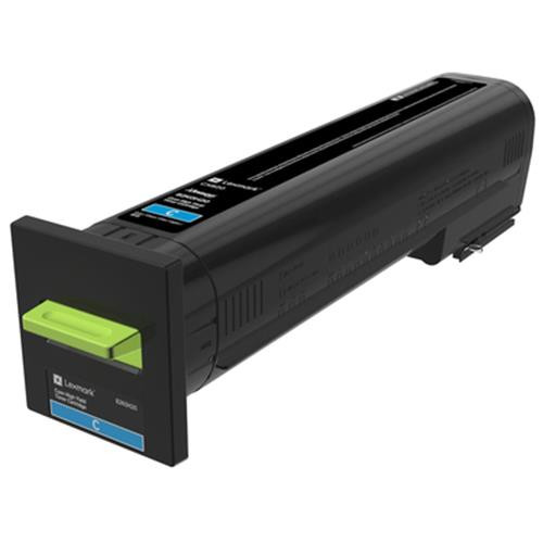 Lexmark CX820 Cartouche de toner 1 pièce(s) Original Cyan - 82K0H20