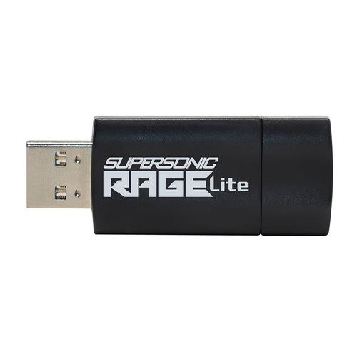 Patriot Memory Supersonic Rage Lite lecteur USB flash 64 Go USB Type-A 3.2 Gen 1 (3.1 Gen 1) Noir, Bleu - PEF64GRLB32U