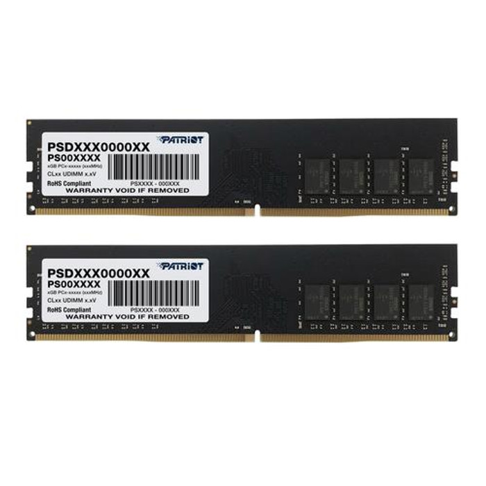 Patriot Memory Signature Patriot module de mémoire 32 Go 2 x 16 Go DDR4 2666 MHz - PSD432G2666KH
