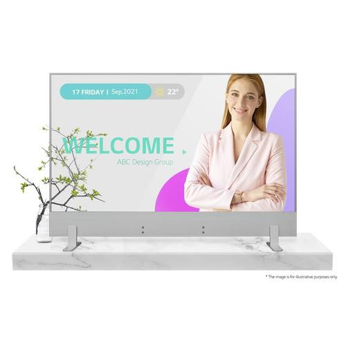 LG  Écran d'affichage dynamique Écran plat de signalisation numérique 139,7 cm (55") OLED 400 cd/m² Full HD Gris Intégré dans le processeur WebOS 18/7 - 55EW5G-A