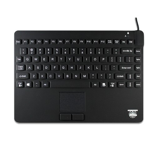 Man & Machine Slim Cool Plus clavier Médical USB QWERTY US International Noir - SCLP+/B5