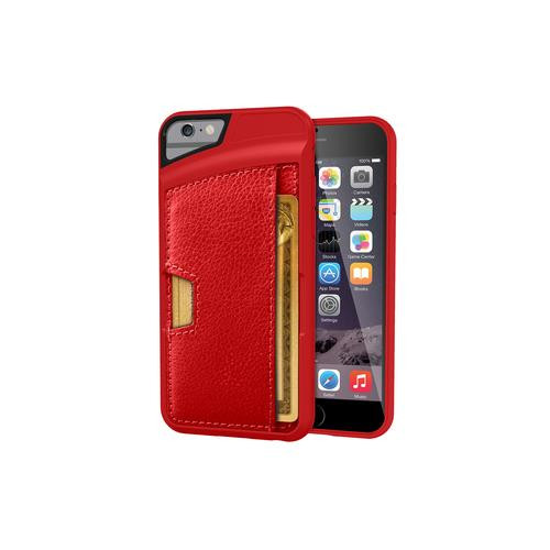 CM4  coque de protection pour téléphones portables 11,9 cm (4.7") Étui avec portefeuille Rouge - Q6-RED