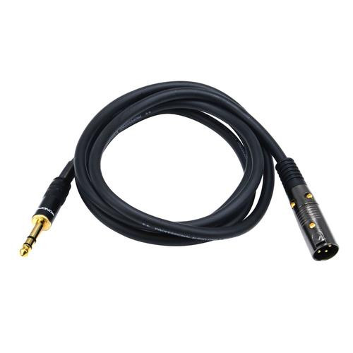 Monoprice  câble audio 1,8288 m XLR (3-pin) 6,35 mm TRS Noir - 4761