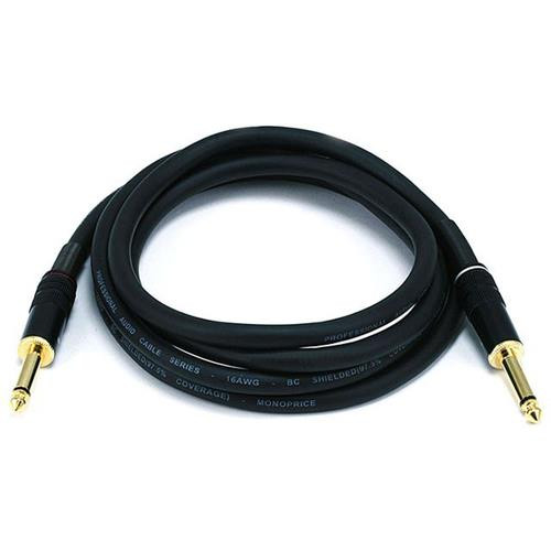 Monoprice  câble audio 1,8 m 6,35 mm TRS Noir - 5496