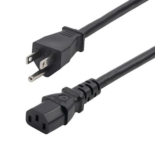 StarTech.com  câble électrique Noir 2,4 m NEMA 5-15P Coupleur C13 - 271B-6800-POWER-CORD