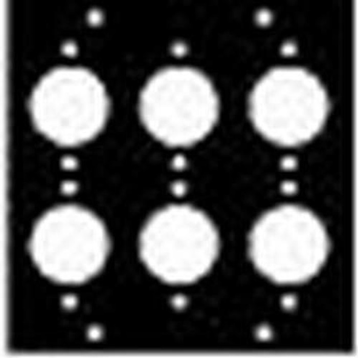 Middle Atlantic Products UCP Panels Panneau de connecteurs - XLRM6