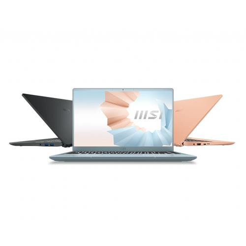 MSI Modern 14 B11M-001CA Intel® Core™ i7 i7-1165G7 Ordinateur portable 35,6 cm (14") Full HD 8 Go DDR4-SDRAM 512 Go SSD Wi-Fi 6 (802.11ax) Windows 10 Home Gris - MODERN 14 B11M-001CA