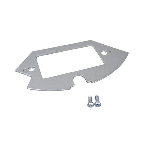 WIREMOLD  Plaque de commutation et obturateur Argent - CRFB-GFI-3