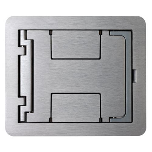 WIREMOLD  prise de courant Acier inoxydable - FPBTCBSTR-NA