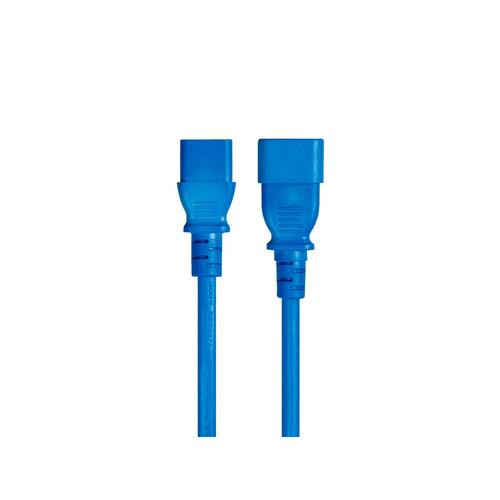 Monoprice  câble électrique Bleu 0,61 m Coupleur C14 IEC C13 - 33610