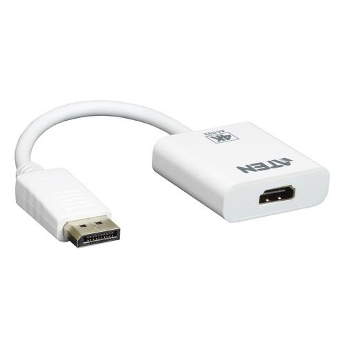 ATEN  câble vidéo et adaptateur DisplayPort HDMI Blanc - VC986