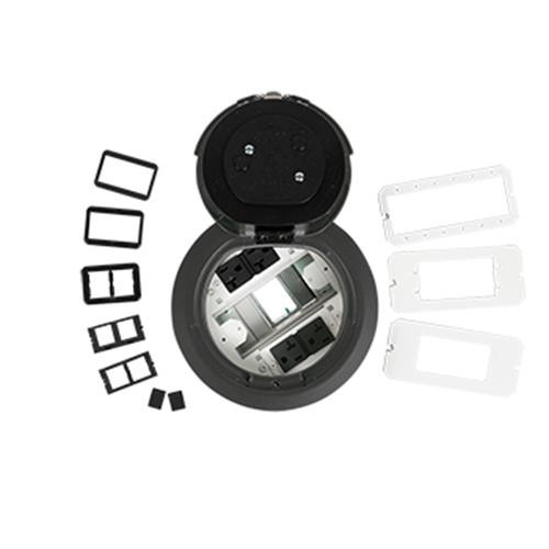 WIREMOLD  boitier de prise de courant Gris - 6ATC2PGY