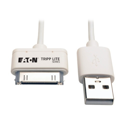 Tripp Lite  câble de téléphone portable Blanc 1 m USB A Apple 30-pin - M110-003-WH