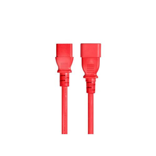 Monoprice  câble électrique Rouge 1,8 m Coupleur C14 Coupleur C13 - 33618