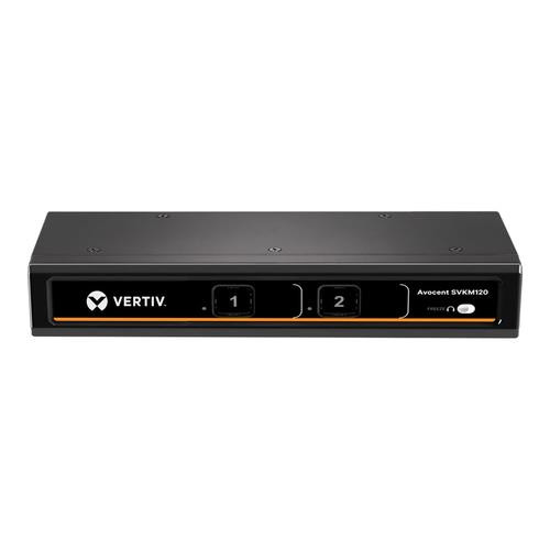 Vertiv Avocent SVKM 120 commutateur écran, clavier et souris Noir - SVKM120-001
