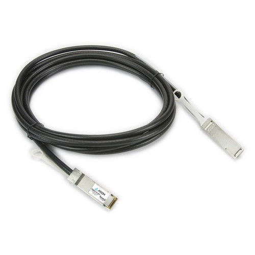 Axiom  câble InfiniBand et à fibres optiques QSFP+ SFP+ Noir - CX-DAC-4SFP10G-1M-AX