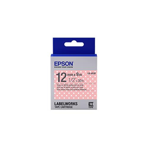 Epson LabelWorks Standard LK étiquette auto-collante Bleu, Gris, Rose - LK-4EAY