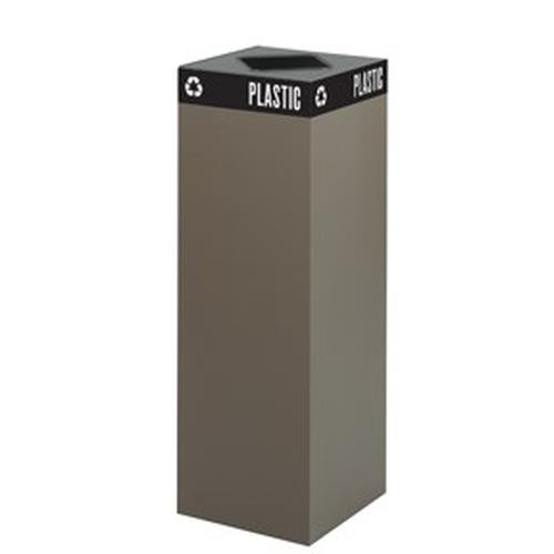 Safco  poubelle Acier Marron - 2984BR