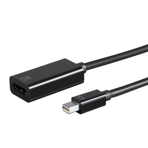 Monoprice  câble vidéo et adaptateur 1,8 m Mini DisplayPort HDMI Type A (Standard) Noir - 24269