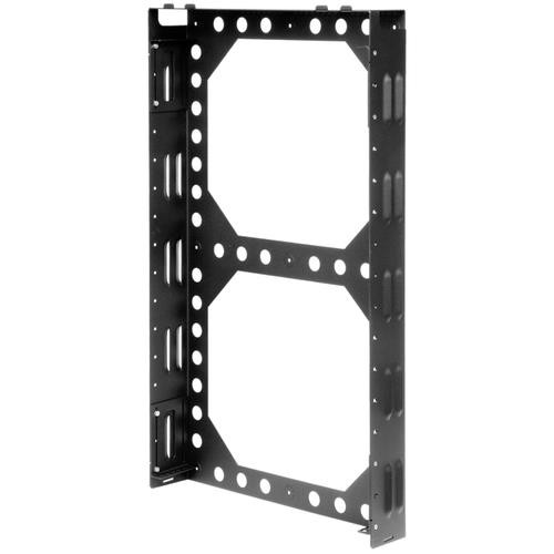 RackSolutions  étagère 2U Rack monté sur le mur Noir - 2URACK-116
