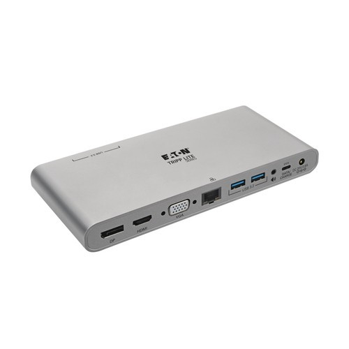 Tripp Lite  station d'accueil Avec fil USB 3.2 Gen 2 (3.1 Gen 2) Type-C Gris - U442-DOCK4-INT