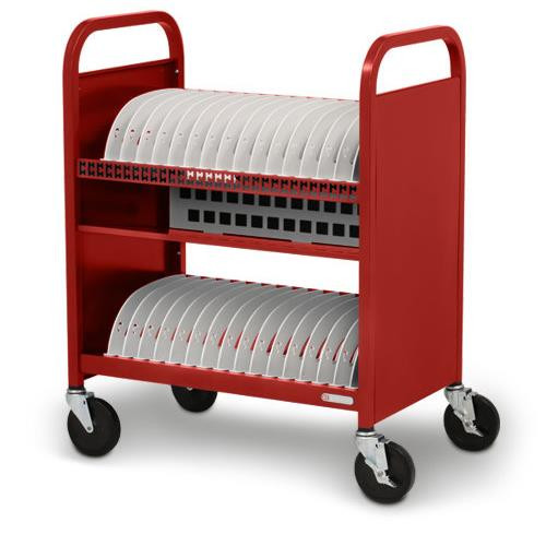 Bretford CUBE Transport Cart Classe mobile de charge et de gestion Rouge - TVCT30CAD-90DRED