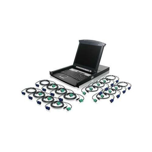 iogear  commutateur écran, clavier et souris Noir - GCL1816KITU