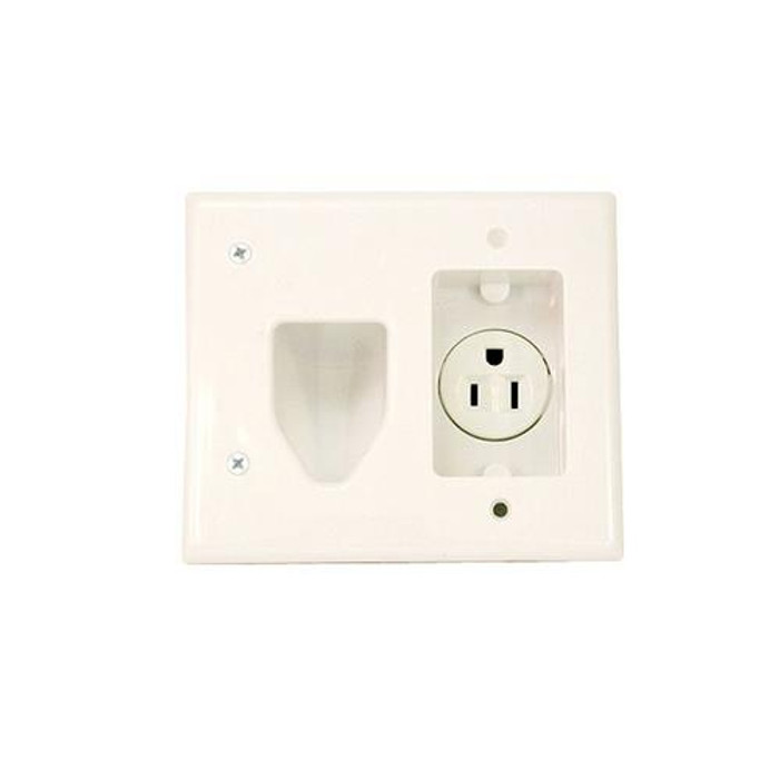 Monoprice  prise de courant Blanc - 4006